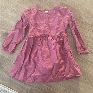 Carter's Dusty Rose Long-Sleeve Dress